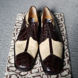 Genuine alligator shoes